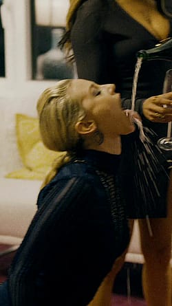 Lili Reinhart Getting Champagne Over Her Plots - From Hustlers'