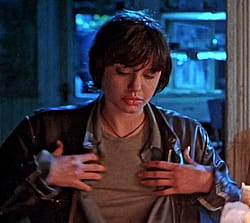 A 21 Year Old Angelina Jolie Revealing Her Perfect Breasts In 'Foxfire''