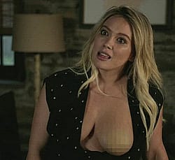 Hilary Duff Shows Her Bare Boobs In "Younger"'