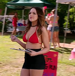 Liz Gillies Red Bikini Plot In Vacation'