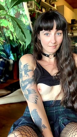 Small titty goth girl available for cute dates and kinky sex'