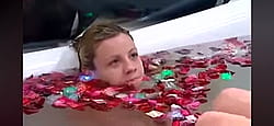 Rachel Burns, bringing you some killer plot via a bath and rose petals on Big Brother AU (2005)'