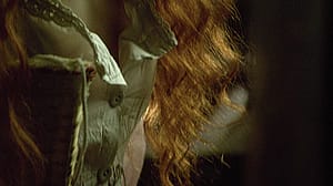 Amy Manson going nude in various scenes in BBC series Desperate Romantics (2009)'