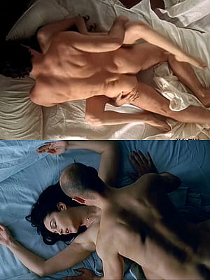 Angelina Jolie in Original Sin (2001) & Monica Bellucci in How Much Do You Love Me (2005)'