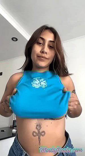 my huge tits were feeling a bit bored'