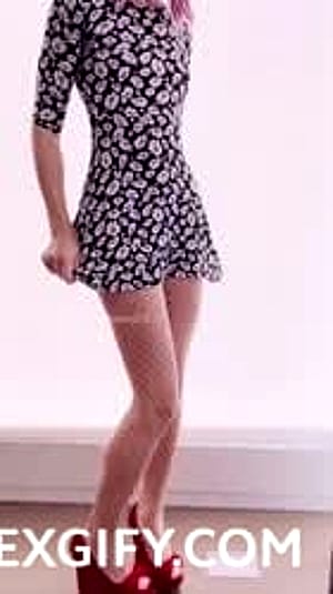 I think this dress is a little too naughty'